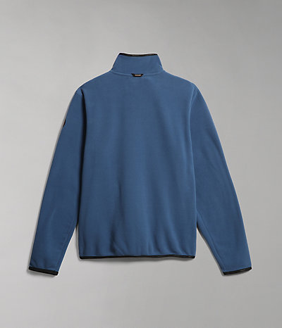 Fleece-Sweatshirt Vulkan mit Reißverschluss-